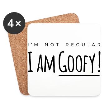 I'm goofy - Coasters (set of 4) - white - Front