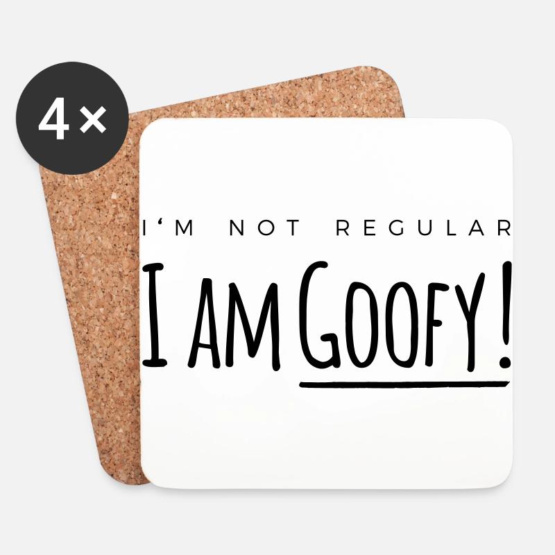 I'm goofy - Untersetzer (4er-Set) - Weiß