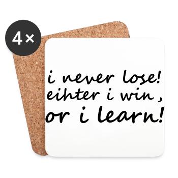 motivation - Coasters (set of 4) - white - Front