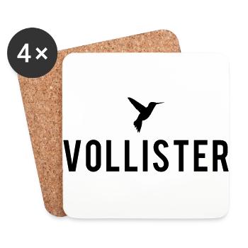 VOLLISTER - Coasters (set of 4) - white - Front