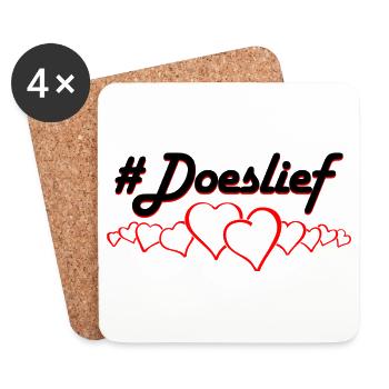 # Pliage - Dessous de verre (lot de 4) - blanc - Devant