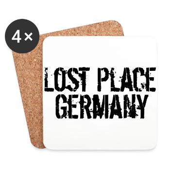 Lost Place Germany - Coasters (set of 4) - white - Front