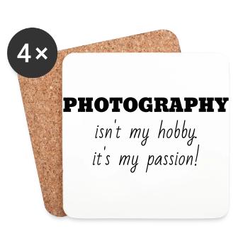 Photographer Photo Fotograf Photographe - Coasters (set of 4) - white - Front
