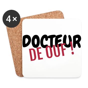 Doctor Arzt Médecin Docteur Medecine Life - Coasters (set of 4) - white - Front