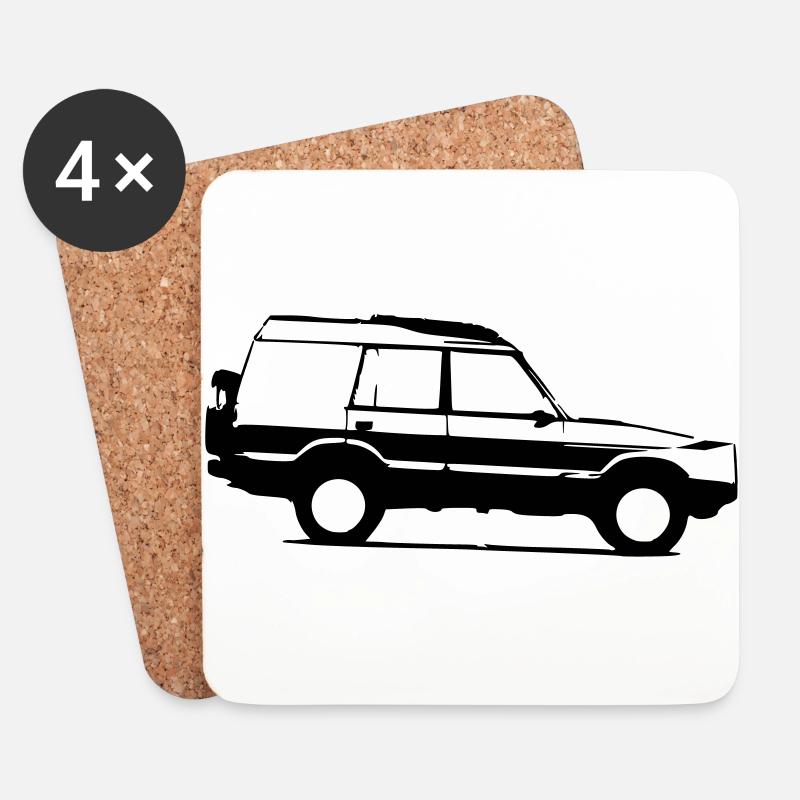 discovery I - Coasters (set of 4) - white