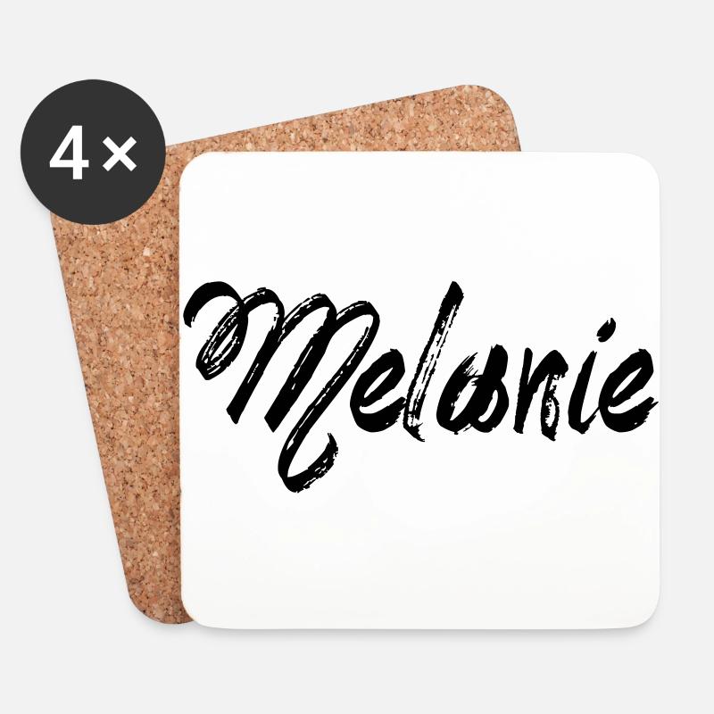 Melanie - Untersetzer (4er-Set) - Weiß