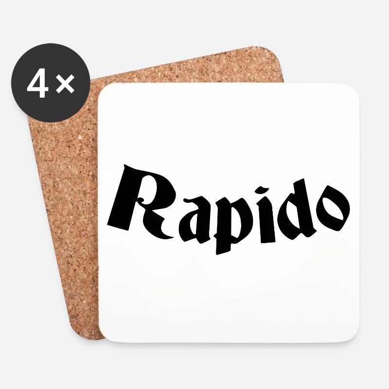 Rapido - Untersetzer (4er-Set) - Weiß