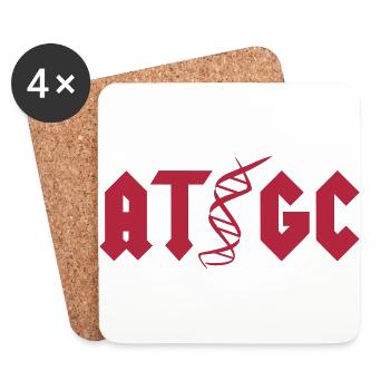 AT GC - Coasters (set of 4) - white - Front