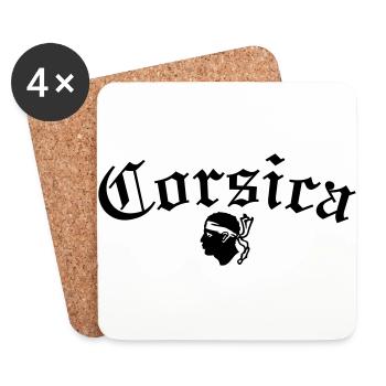 Corsica Style - Dessous de verre (lot de 4) - blanc - Devant