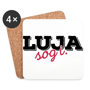 Luja sog i 2C - Untersetzer (4er-Set) - Weiß - Vorne
