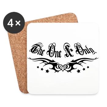 The One and Only 1 1c - Dessous de verre (lot de 4) - blanc - Devant