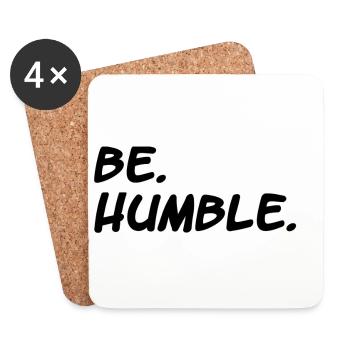 be humble / kendrick lamar / hiphop / gift - Coasters (set of 4) - white - Front