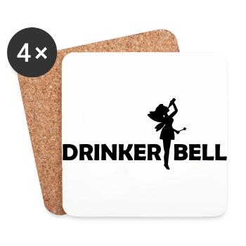 Drinkerbell - Dessous de verre (lot de 4) - blanc - Devant
