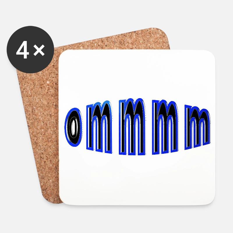 ommmm - Untersetzer (4er-Set) - Weiß