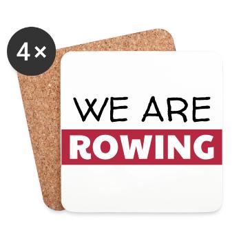 Bowling - Bowler Sport Sportler Spieler - Untersetzer (4er-Set) - Weiß - Vorne
