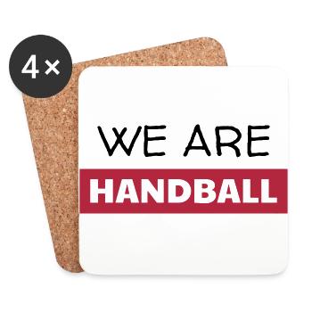 Handball Handballer Handballeur Sport Winner - Coasters (set of 4) - white - Front