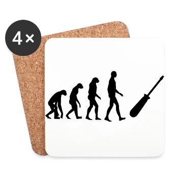 Repairer Repair Reparatur Réparateur Réparation - Coasters (set of 4) - white - Front