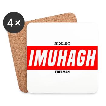 IMUHAGH - Coasters (set of 4) - white - Front