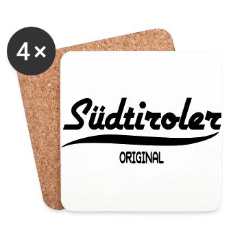 Südtirol - Untersetzer (4er-Set) - Weiß - Vorne
