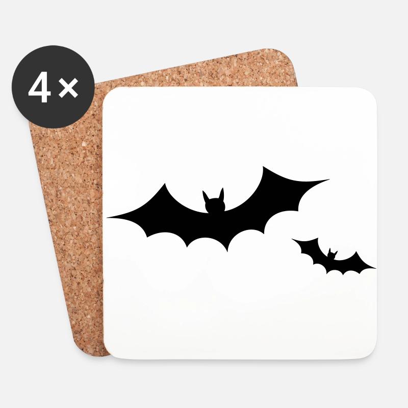 fight - Coasters (set of 4) - white