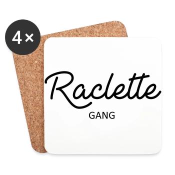 Bande Raclette - Untersetzer (4er-Set) - Weiß - Vorne