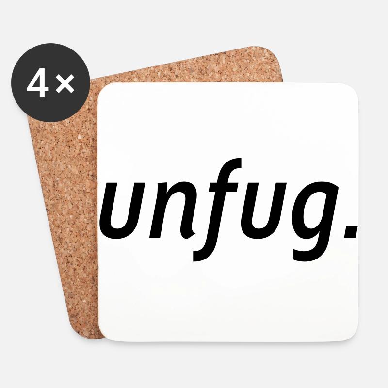 unfug. - Untersetzer (4er-Set) - Weiß