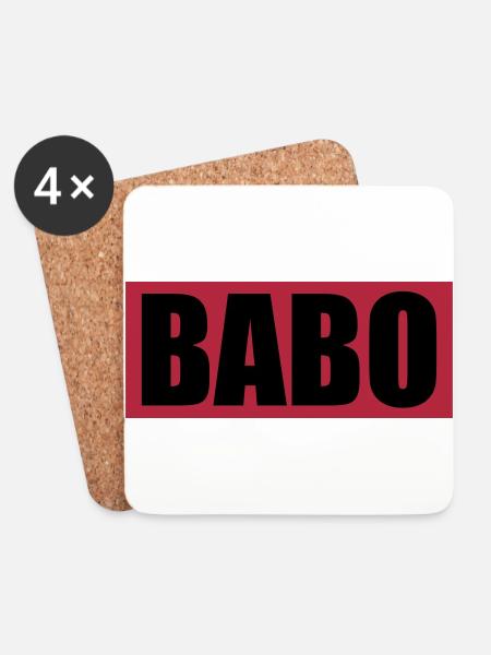BABO - Untersetzer (4er-Set) - Weiß