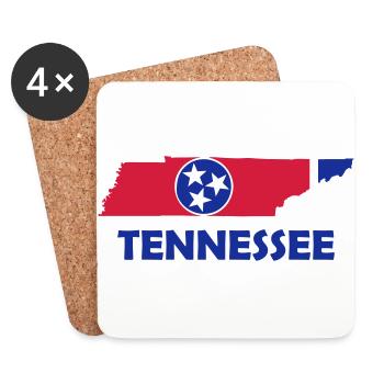 Tennessee - Untersetzer (4er-Set) - Weiß - Vorne