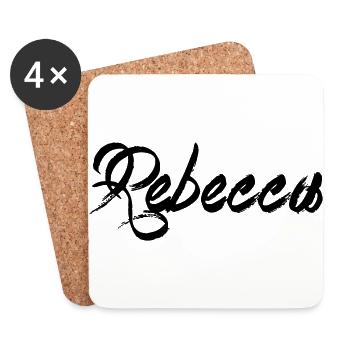 Rebecca - Coasters (set of 4) - white - Front