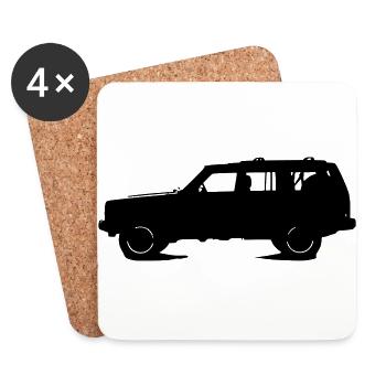 Cherokee 1 - Coasters (set of 4) - white - Front