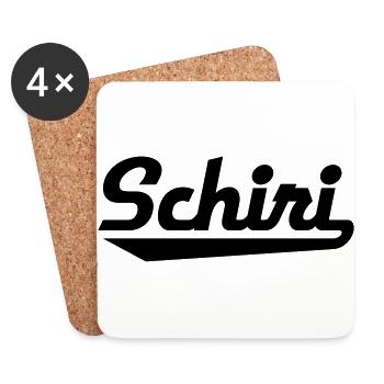 Schiedsrichter - Untersetzer (4er-Set) - Weiß - Vorne