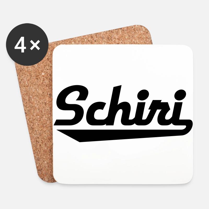 Schiedsrichter - Untersetzer (4er-Set) - Weiß