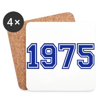 1975 - Untersetzer (4er-Set) - Weiß - Vorne