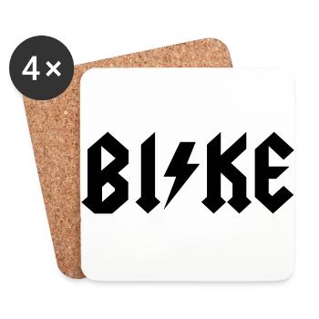 Biker - Coasters (set of 4) - white - Front