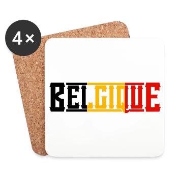 belgique - Coasters (set of 4) - white - Front