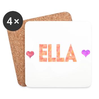 Ella - Untersetzer (4er-Set) - Weiß - Vorne
