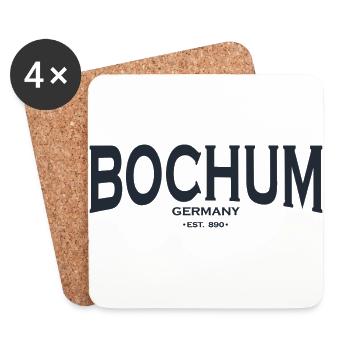 Bochum - Untersetzer (4er-Set) - Weiß - Vorne