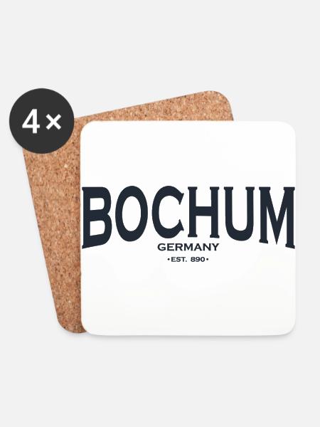 Bochum - Untersetzer (4er-Set) - Weiß