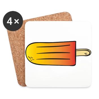 popsicle - Coasters (set of 4) - white - Front