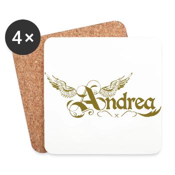 Andrea 2 - Untersetzer (4er-Set) - Weiß - Vorne