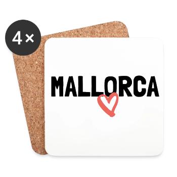 Majorca - Coasters (set of 4) - white - Front