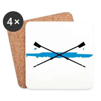 Rowing - Coasters (set of 4) - white - Front