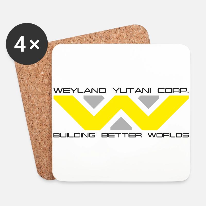 Wayland Yutani Corp. Logo - Untersetzer (4er-Set) - Weiß