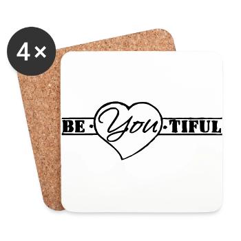 Motivation - Coasters (set of 4) - white - Front
