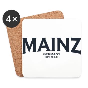 Mainz - Untersetzer (4er-Set) - Weiß - Vorne