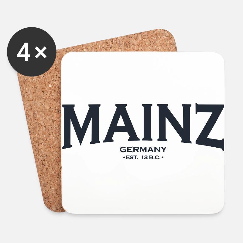 Mainz - Untersetzer (4er-Set) - Weiß