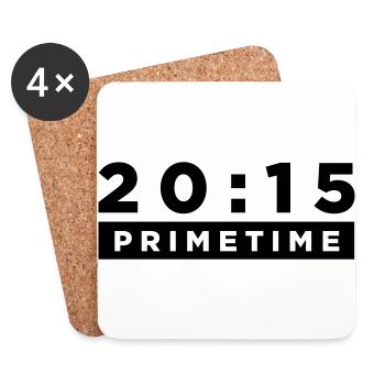 Prime Time - Coasters (set of 4) - white - Front