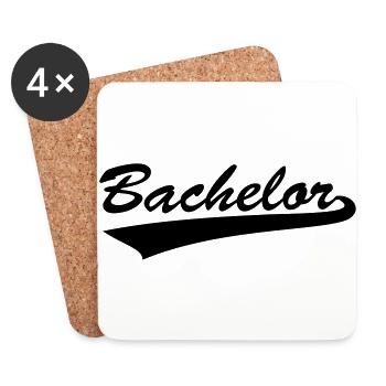 Bachelor - Coasters (set of 4) - white - Front