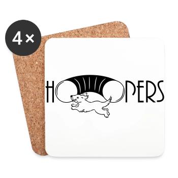 Hoopers - Dessous de verre (lot de 4) - blanc - Devant