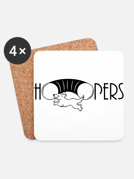 Hoopers - Untersetzer (4er-Set) - Weiß